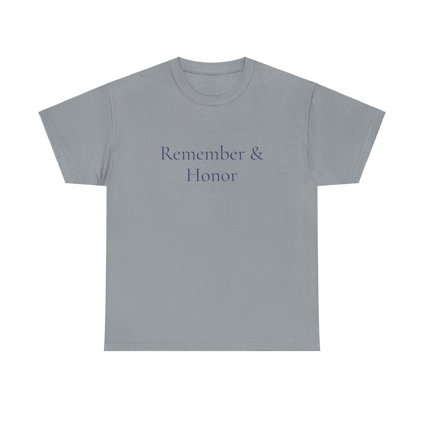 Memorial Day Remember and Honor Unisex Tee