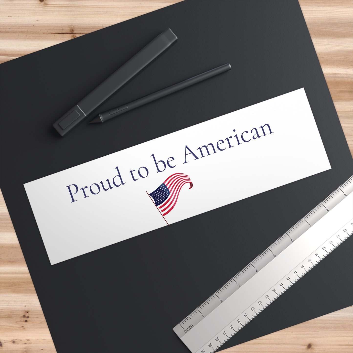 Patriotic Bumper Stickers - Proud to be American Design