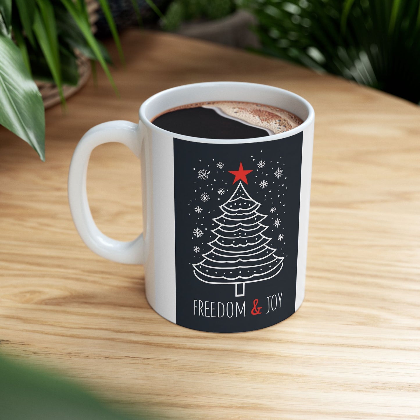 Patriotic Christmas Mug