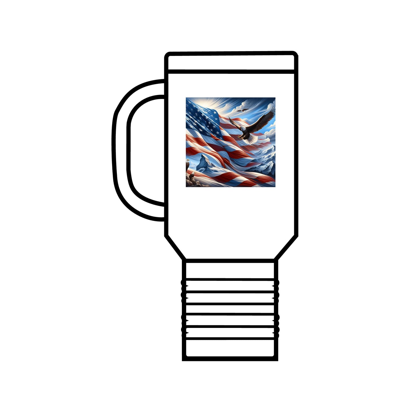 Stand Tall, America Insulated Travel Mug