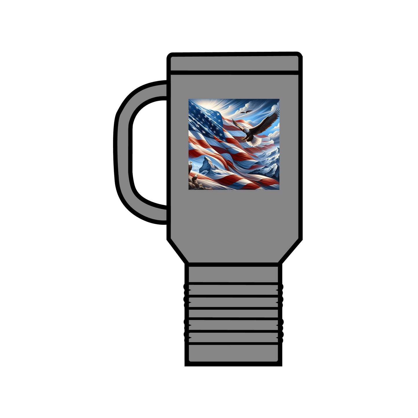 Stand Tall, America Insulated Travel Mug