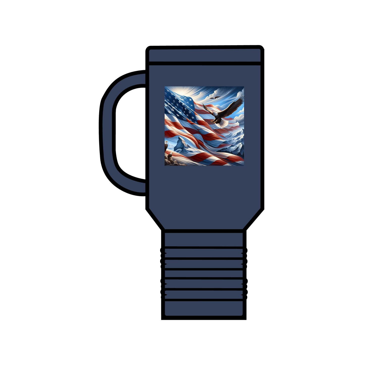 Stand Tall, America Insulated Travel Mug