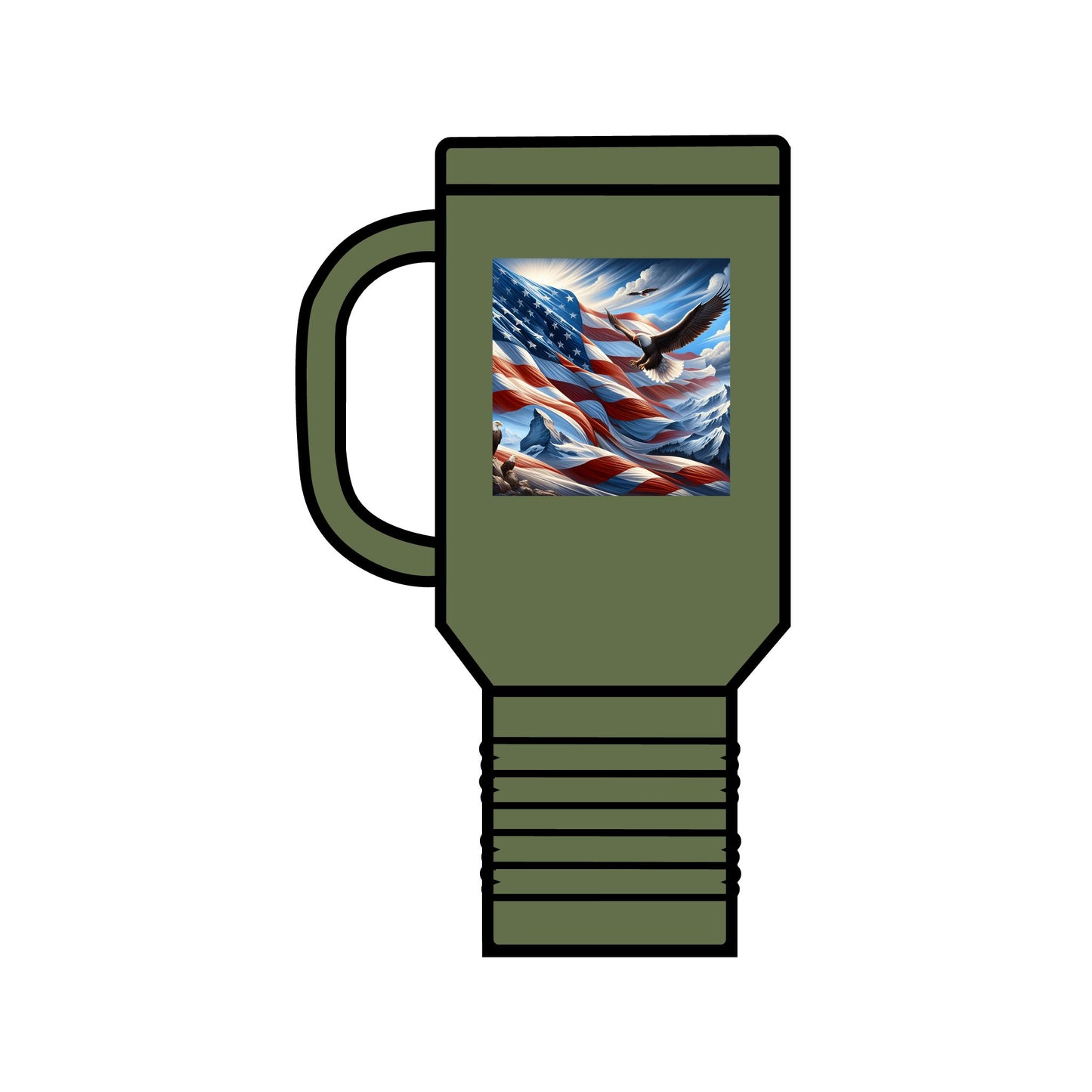 Stand Tall, America Insulated Travel Mug