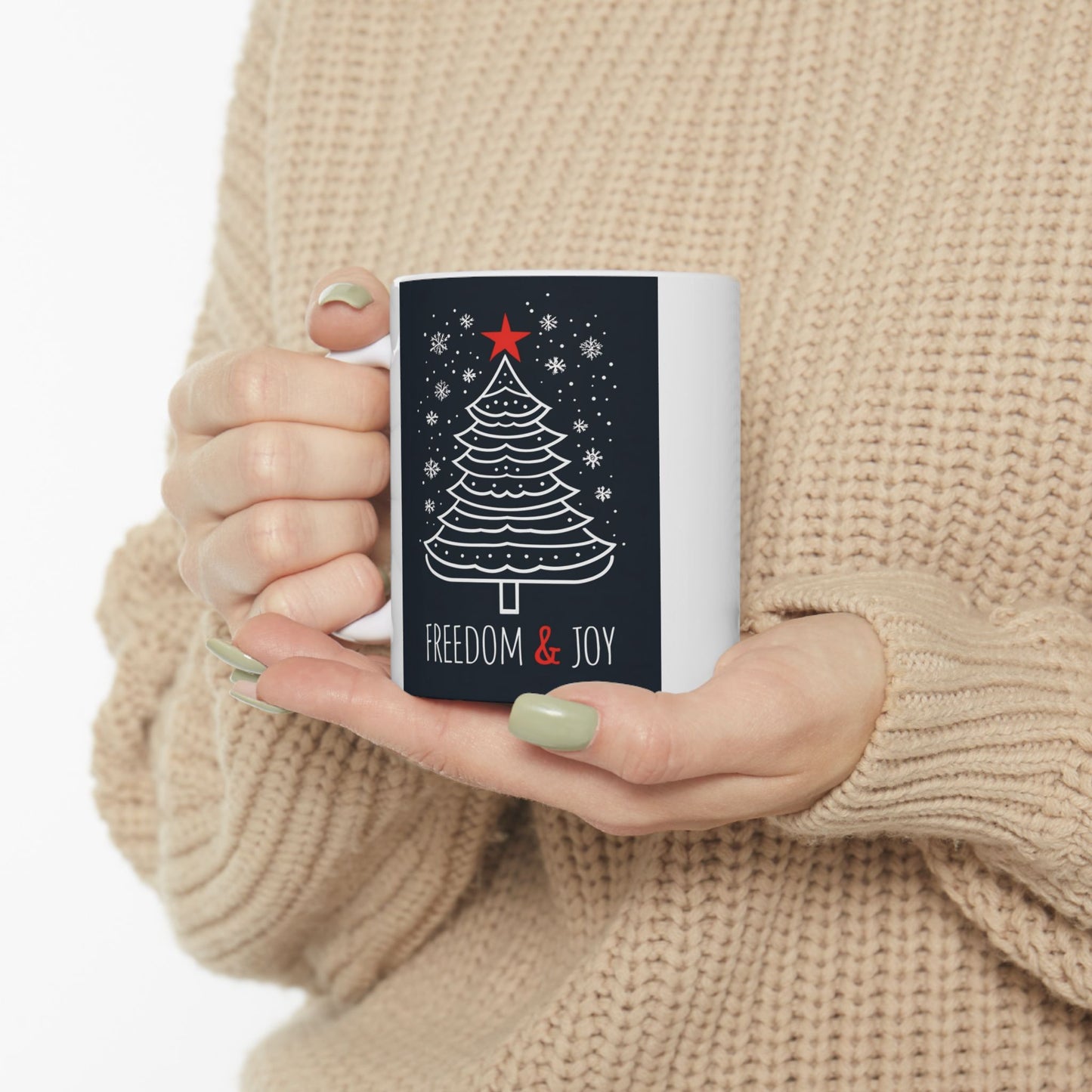 Patriotic Christmas Mug