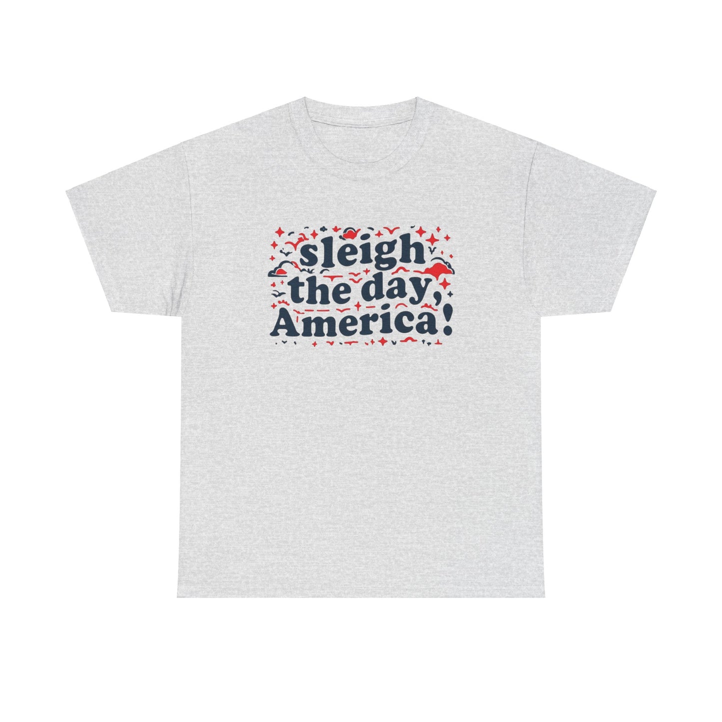 Christmas Patriotic Tee - Sleigh The Day America