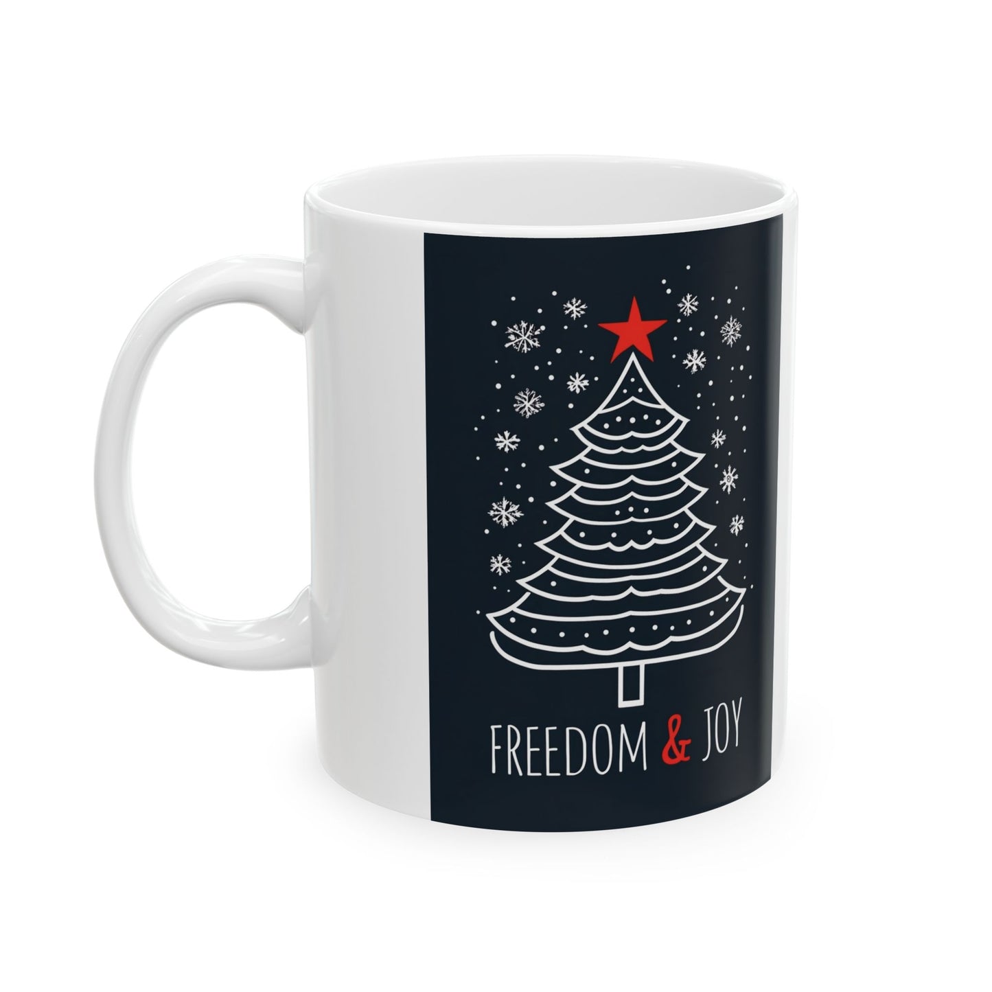 Patriotic Christmas Mug