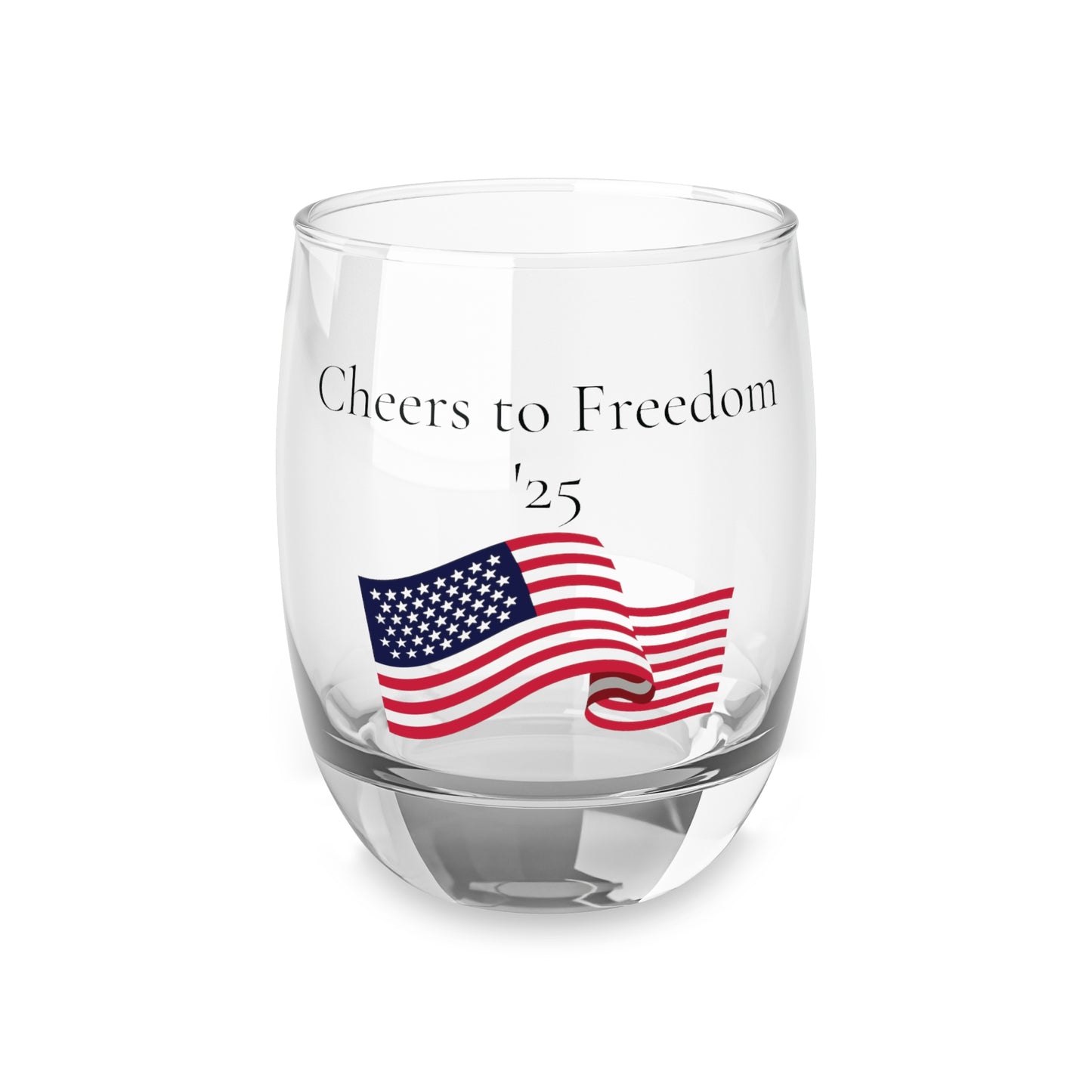 Whiskey Glass - New Years Cheers to Freedom 2025