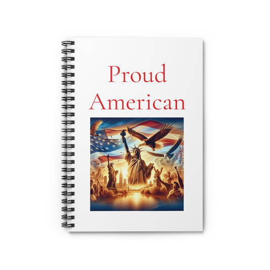 Patriotic Journal - Spiral Notebook